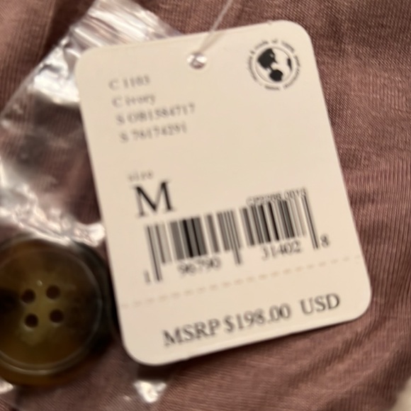 Free People Joplin Jacket in Ivory Sz M NEW - Picture 15 of 17